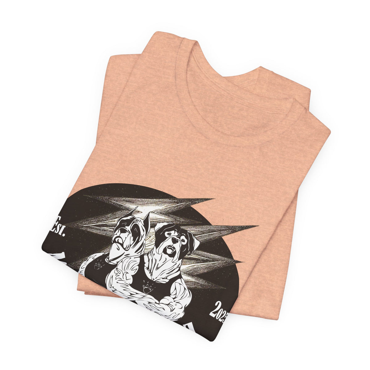 Muscle Dawgz Tee — Vintage Dog Gym Graphic T-Shirt