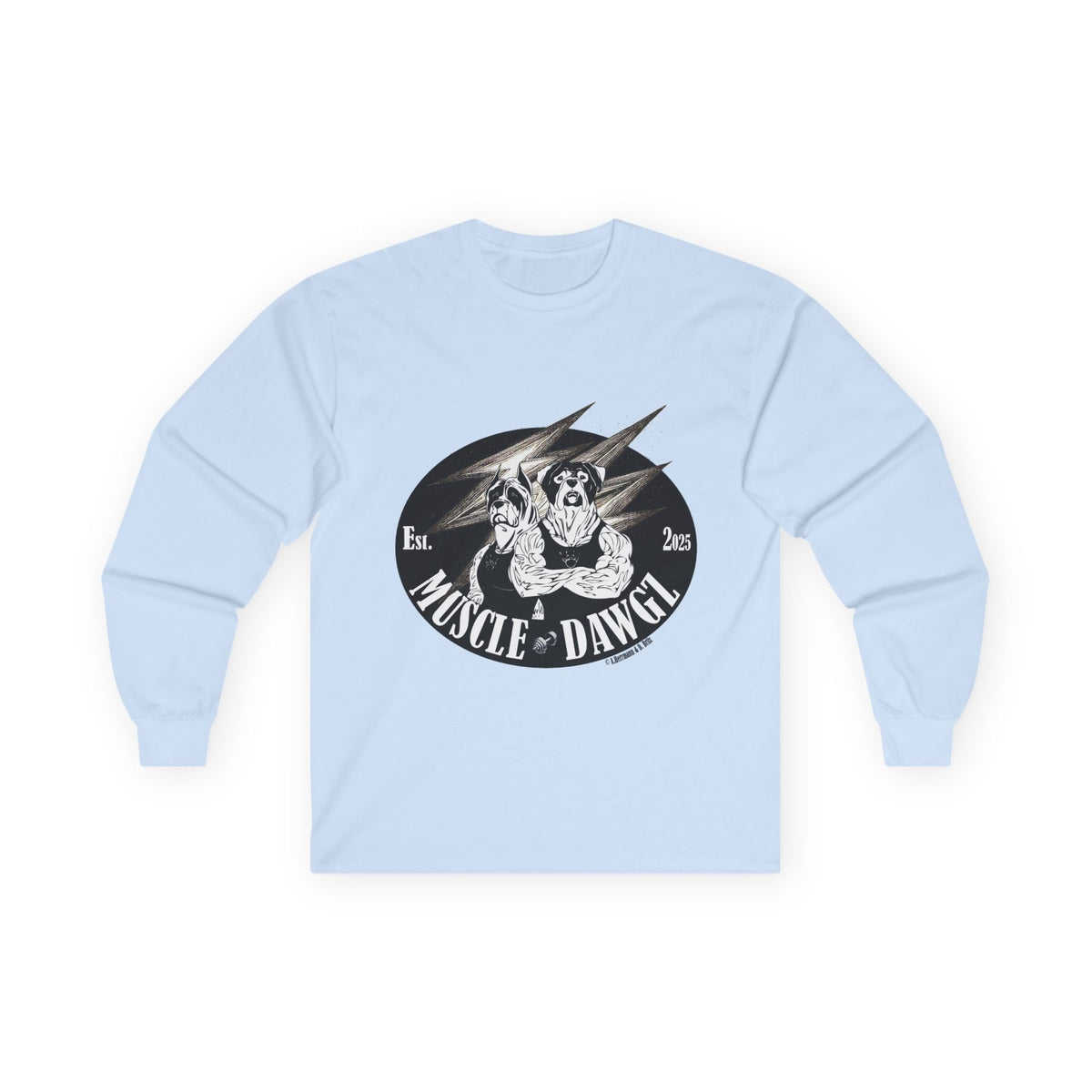 Muscle Dawgz Graphic Long Sleeve Tee