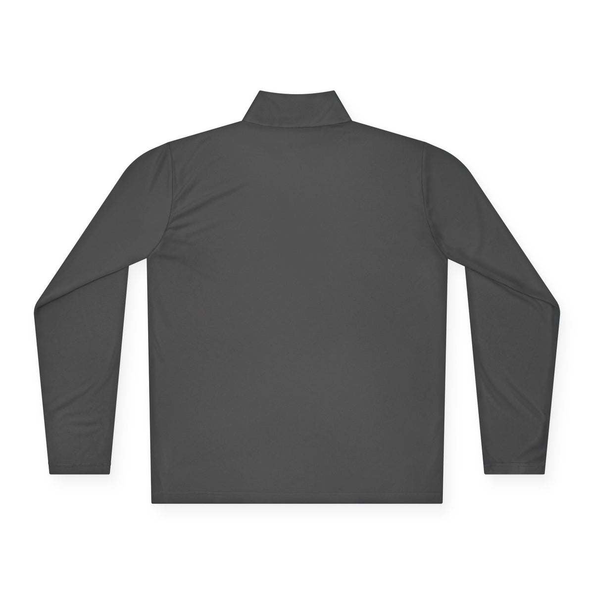 Quarter-Zip Pullover — Vintage Floral Crest Chest Logo
