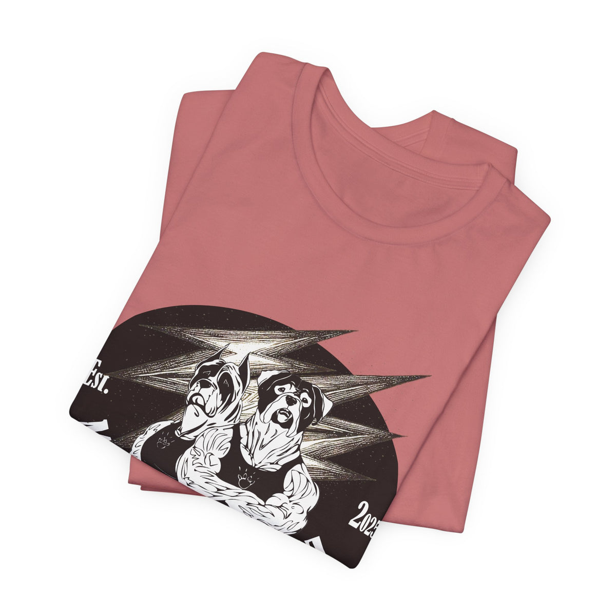 Muscle Dawgz Tee — Vintage Dog Gym Graphic T-Shirt