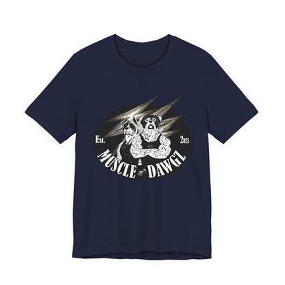 Muscle Dawgz Tee — Vintage Dog Gym Graphic T-Shirt