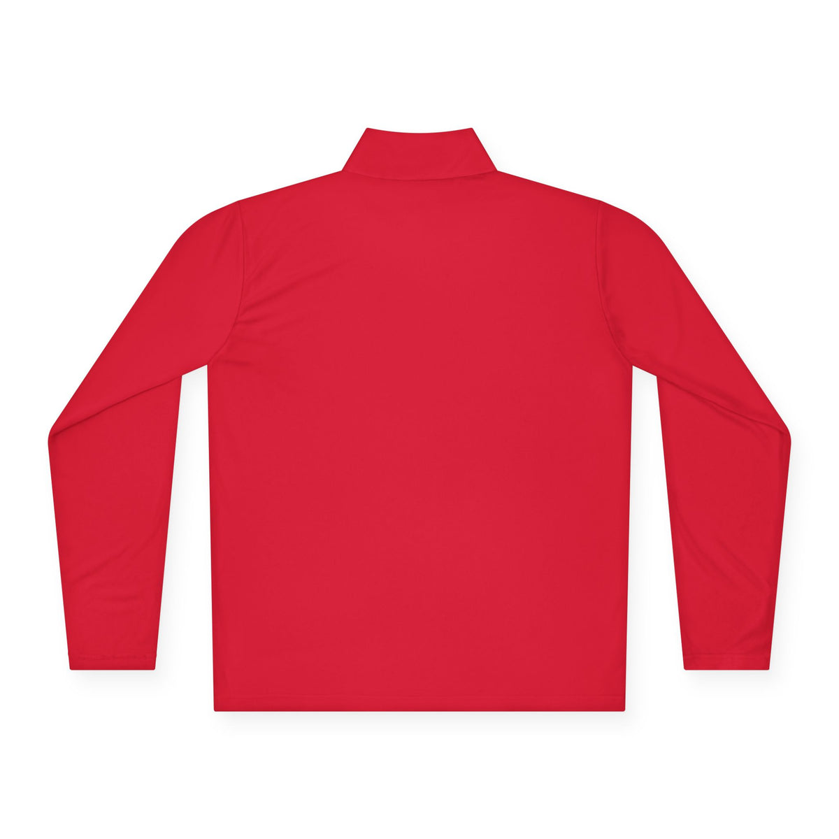 Quarter-Zip Pullover — Vintage Floral Crest Chest Logo