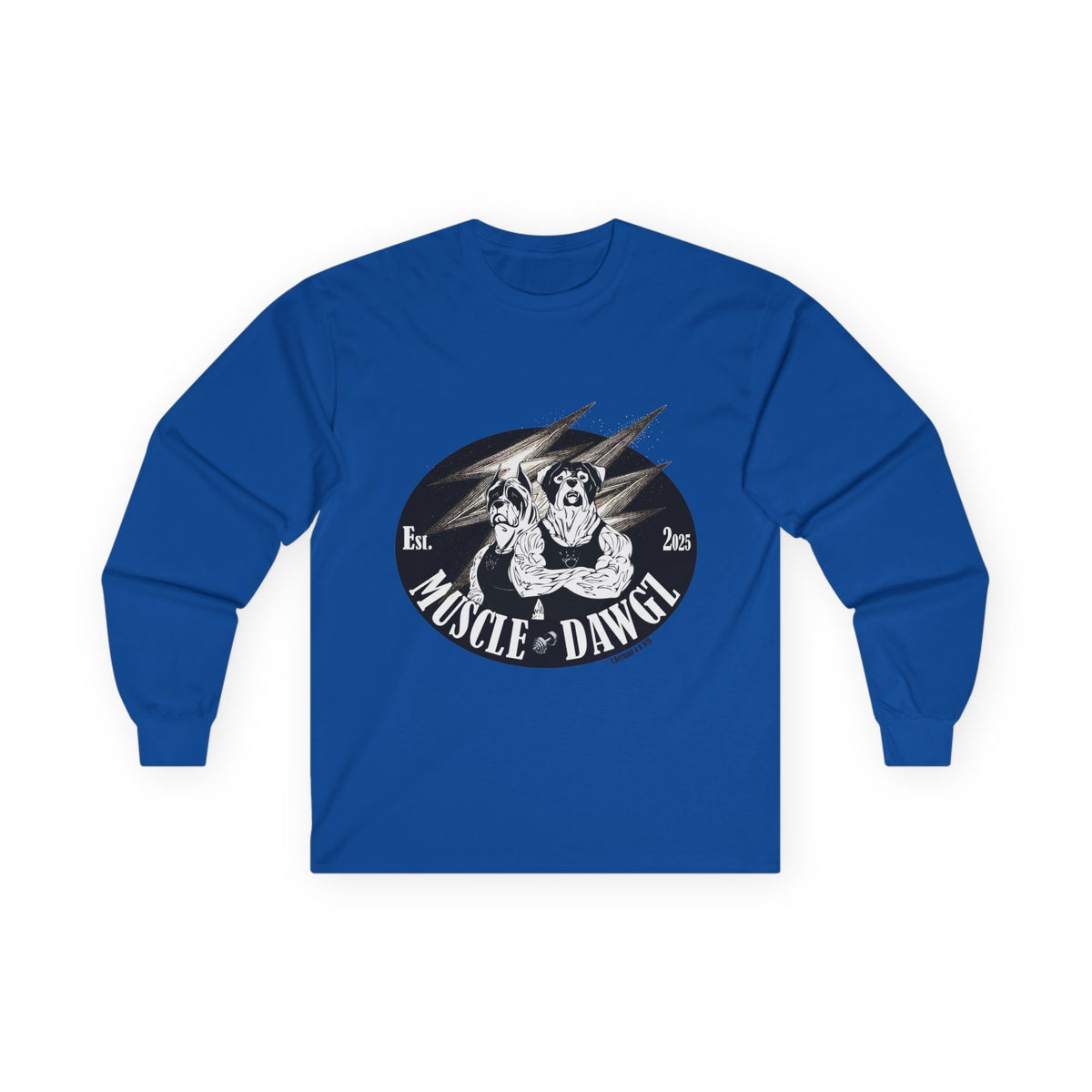 Muscle Dawgz Graphic Long Sleeve Tee