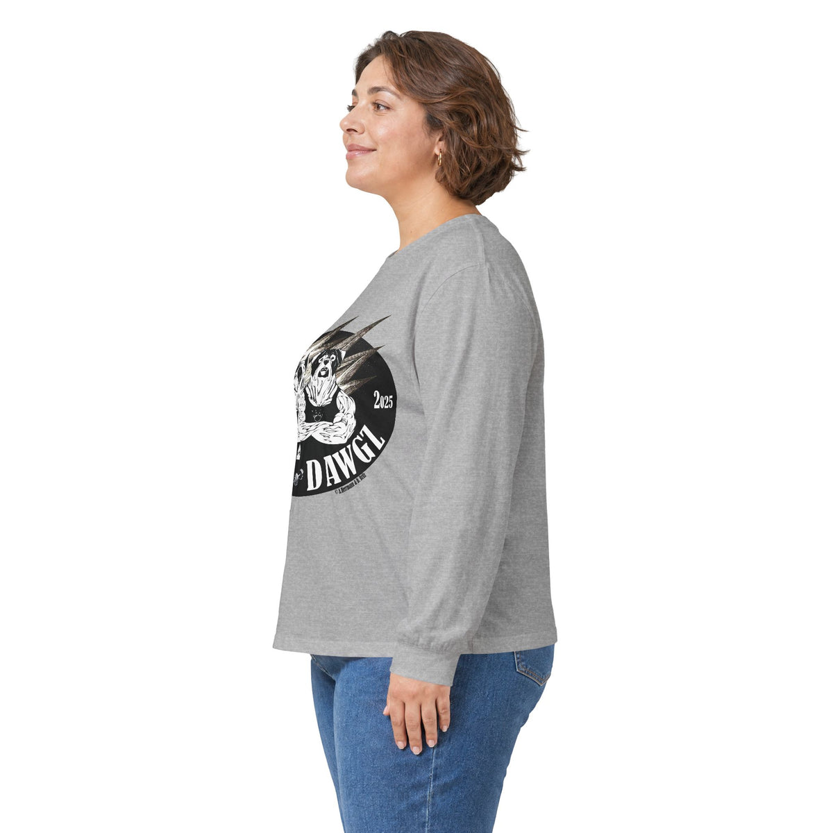 Muscle Dawgz Graphic Long Sleeve Tee