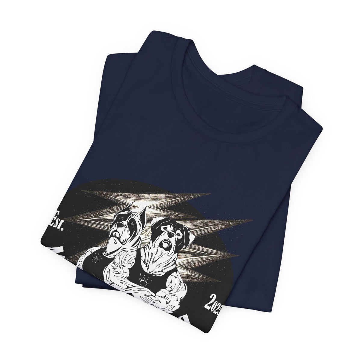 Muscle Dawgz Tee — Vintage Dog Gym Graphic T-Shirt