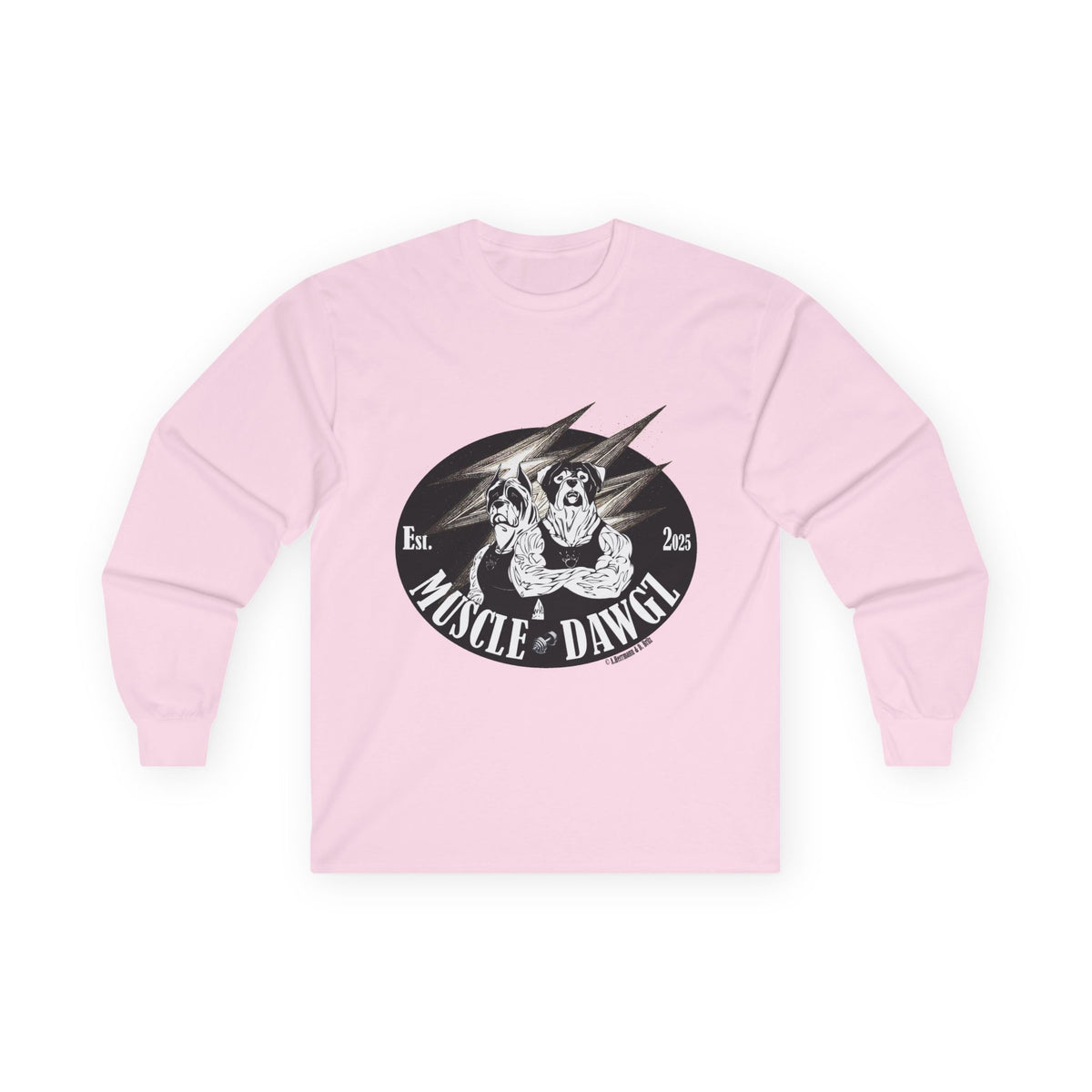 Muscle Dawgz Graphic Long Sleeve Tee