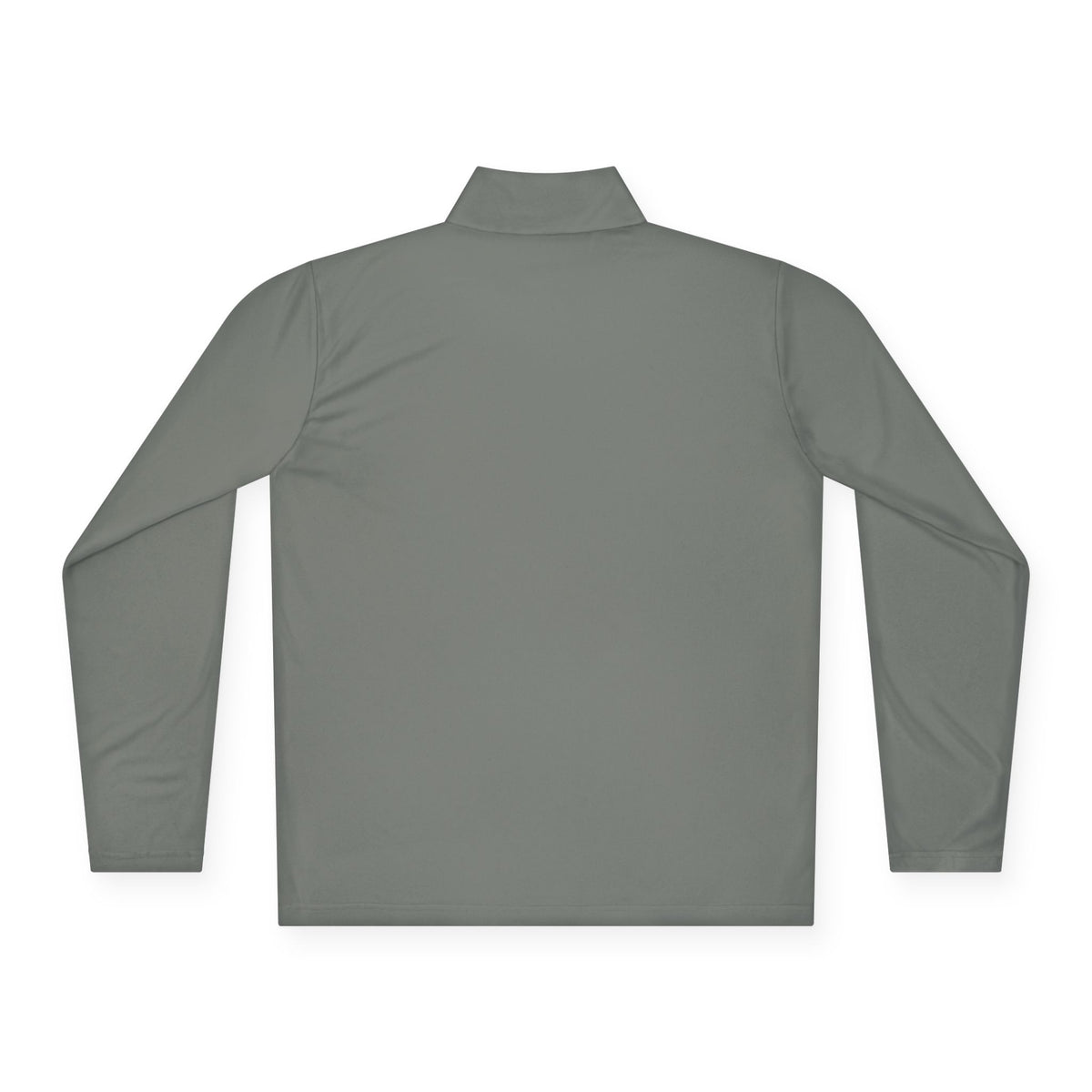 Quarter-Zip Pullover — Vintage Floral Crest Chest Logo