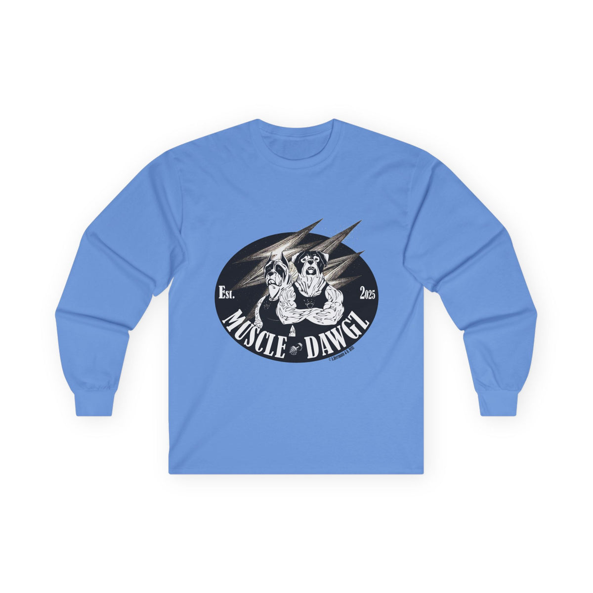Muscle Dawgz Graphic Long Sleeve Tee